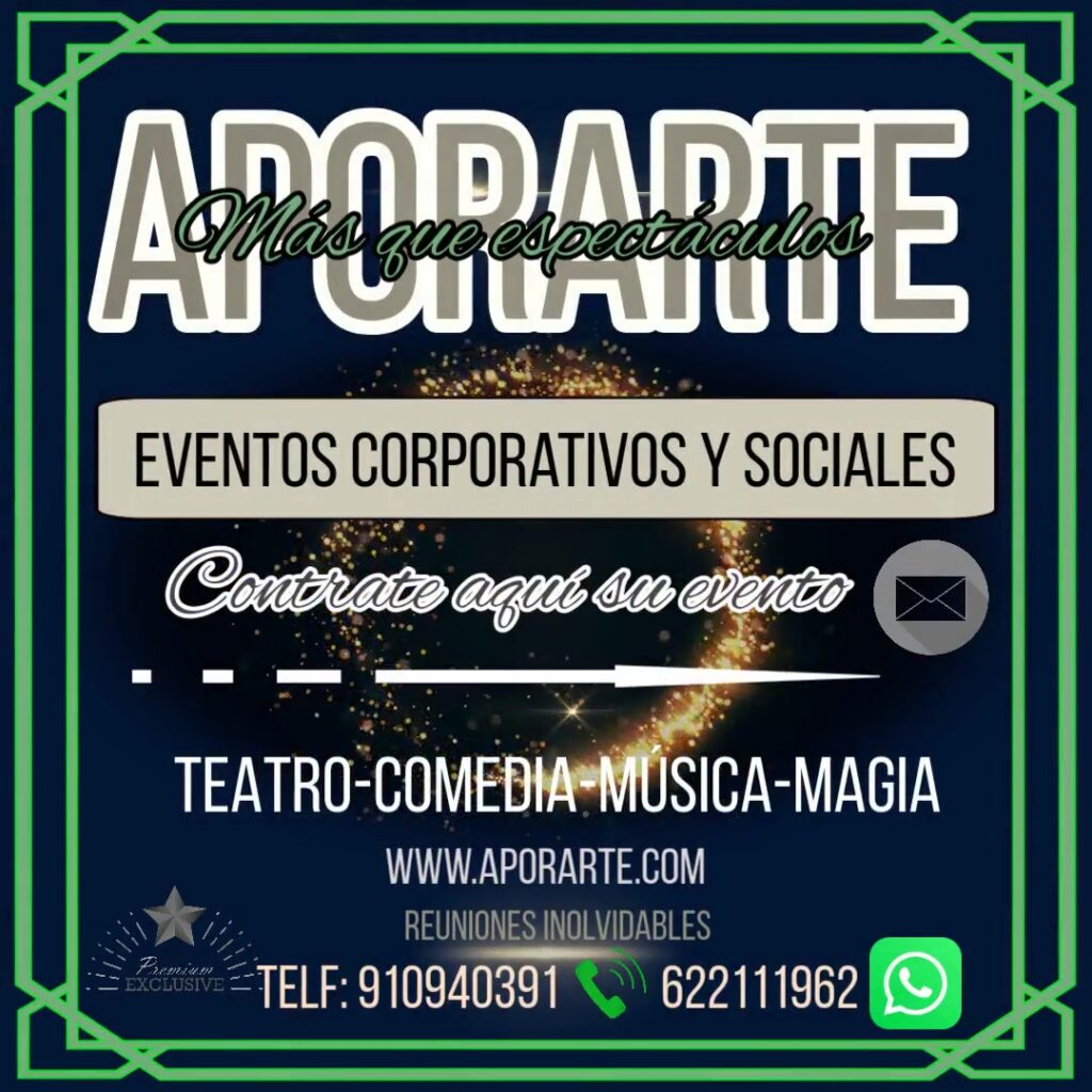 Contrate sus Eventos Empresariales con Aporarte Producciones